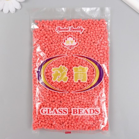 Glass beads 6/0 "salmon" bright 450 g-2