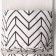 Pocket textile color white 3 compartments, 57x19 cm