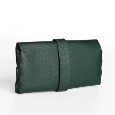Case for glasses on the clue, green color-1
