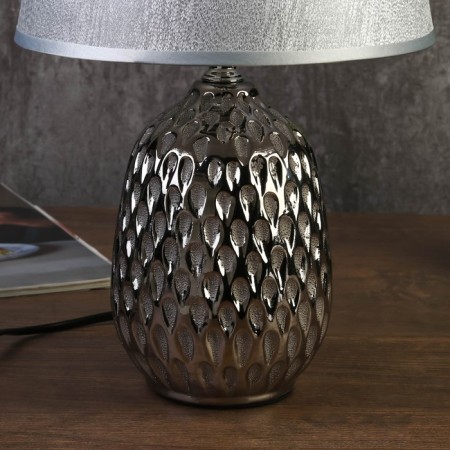 Table lamp 7555092TL/1 E14 40W silver 21x21x32 cm Risalux-3