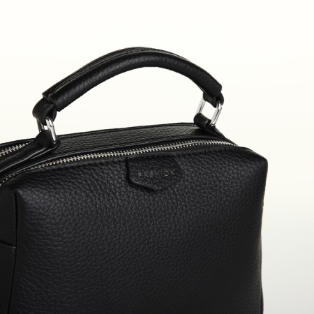 Women's bag, 23*14*10, 2 Otv on lightning, n/pocket, belt regulus, black-4
