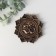 Flood stand Polystone "Flower with OM (Mantra)" Gold 10.5x10.5x1 cm