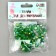 Glass beads, set 72 pcs., Size 1 pc. - 8 mm, green color