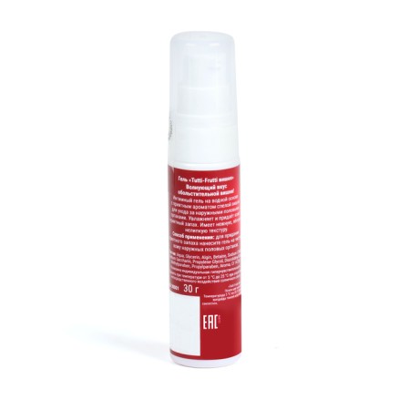 Tutti-Frutti Oralove Cherry, water-based, edible, 30 ml-4