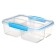 Container rectangular four -section, 1.74 liters