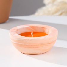 Aromatic candle in concrete 