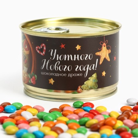 Chocolate dragees at the Bank of the Cozy New Year, 100 g-1