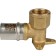 STOUT SFP-0018-001220, 1/2 "x 20 mm, wall, fastening, short, brass