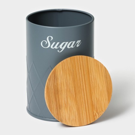 Bank for bulk products Magistro Sugar Graphite, 9.5 × 13.5 cm-4