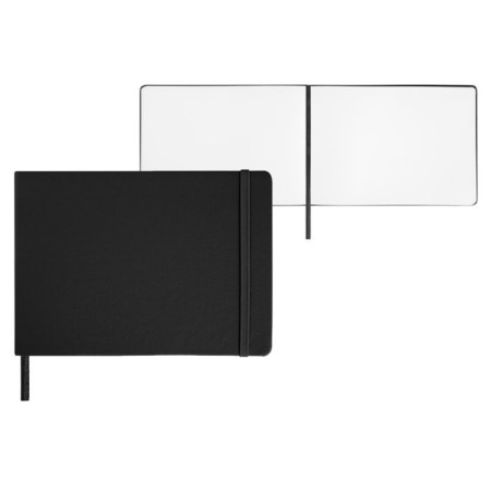 Sketchbook 14.8 x 21 mm, 80 sheets, Brauberg Art Classic, 140 g/m2, black cover, 113182