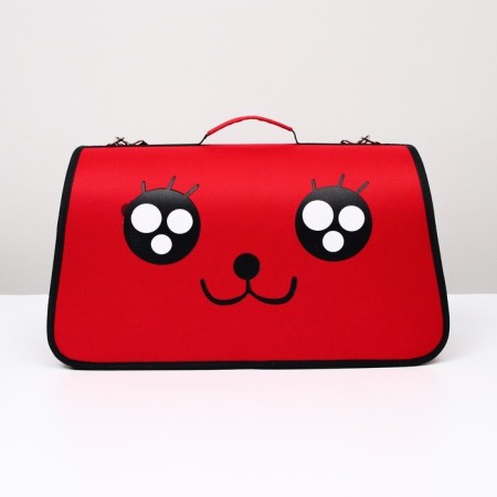 Bag - Animal Carriage "Funny Beetle", red, size L, 53 x 21 x 29 cm-2