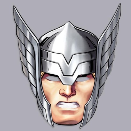 Carnival mask "Thor", 25.1 x 29.5 cm, Avengers-1