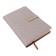 Organizer A5, with a knife, 100 sheets in a ruler, PVC cover, gray