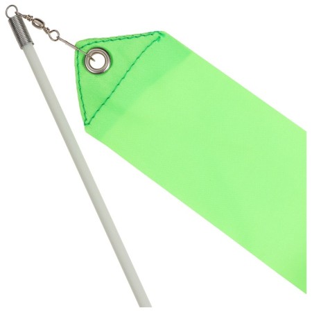 Ribbon for rhythmic gymnastics with a stick Grace dance, 2 m, green color-3