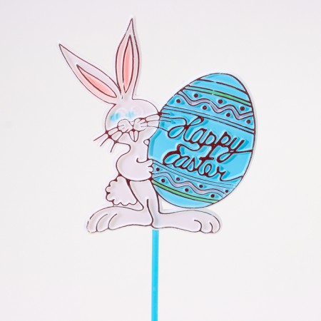 Skewers "Easter rabbit", blue color-1