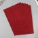 A set of glitter foamiran (5 sheets) 2 mm, 20x30 cm, dark red