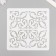 Tile stencil 15x15 cm