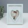 Photo frame plastic in 1 photo13x18 cm "Heart with a bow" White paper embossing 18x2x23 cm