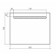 Domino mirror Good Light 90, with backlight, 700x900 mm
