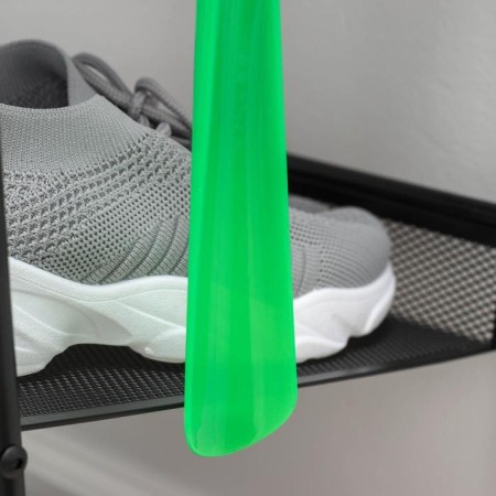A spoon for the shoes of the shade, with a loop, 30 × 4 cm, 17.4 cm, green color-3