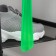 A spoon for the shoes of the shade, with a loop, 30 × 4 cm, 17.4 cm, green color