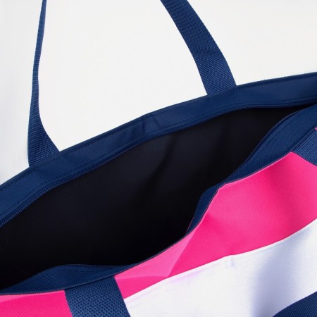 Bag beach on lightning, blue/white/pink color-2
