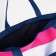 Bag beach on lightning, blue/white/pink color