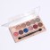 Palette of eyelid shadows with shimmer 12 colors
