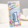 Candle for cake the number "1", tone rim, 7 cm, mix