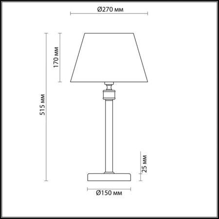 Montana desktop lamp, 40W E14, color gold-2