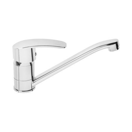 Mixer for the kitchen "Soyuzkran" 566-005, single-leaf, pour length 250 mm, zinc, chrome