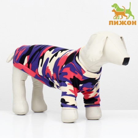 Camouflage sweatshirt, size 2xl (DS 50, Osh 44, OG 55 cm), purple