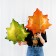 Foil ball 25 "Yellow leaf"