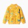 Sweatshirt for a boy, mustard color, height 92 cm