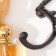 Decorative cast iron hook "Dragonfly" 11x15x3 cm