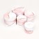 Set of hats 5 in 1 "tenderness" pink, 22 x 19.5, 14 x 13 cm