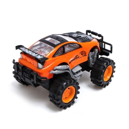 Radio -controlled jeep "Rounter", works from batteries, color orange-2