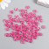 Plastic beads "bright pink" glossy set 20 grams d = 0.8 cm