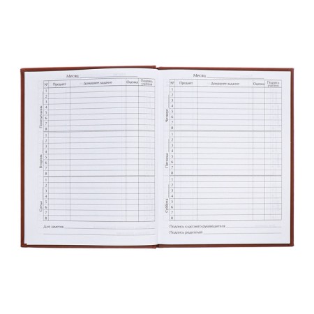 Diary of premium, leatherette Calligrata top, Vivevella, embossing coat of arms, red-6
