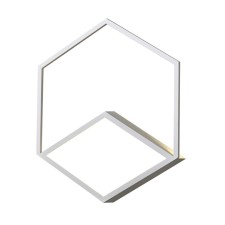 Ceiling light Mantra Kubick, LED, 2700LM, 2700K, 520x60x600 mm, matte white color