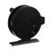 Inertial coil, plastic, diameter 6.3 cm, guide fishing lines, black color, 703