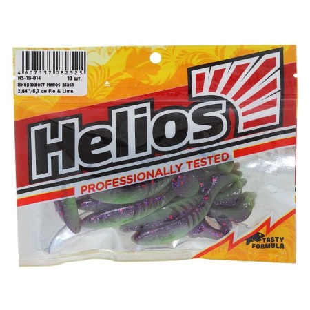 Helios Slash Fio & Lime Vibrochtost, 6.7 cm, 10 pcs. (HS-19-014)-1