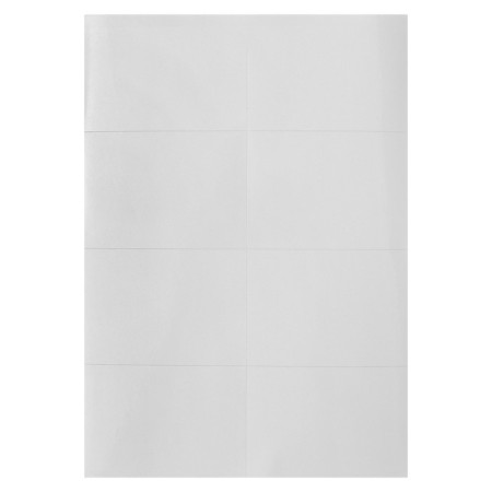 A4 labels self -adhesive Calligrata 50 sheets, 80 g/m2, on a sheet 8 labels, size: 105 x 74 mm, white, glossy