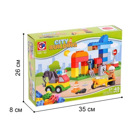Designer "City builders", 45 parts-4