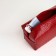 Lightning cosmetic bag, Textura, red color