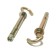 Anchor bolt of scrap, with a hook, galvanized, 8x80 mm, 50 pcs