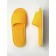 Women's slippers open nose, size 36-38, yellow color