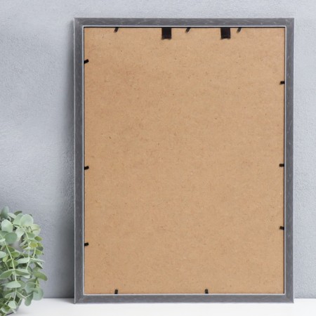 Photo frame plastic 30x40 cm "roots" beige with silver 44x34 cm-2