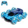 Radio controlled machine "Trick", smoke, with a battery, blue color