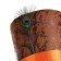 Carnival hat "Cylinder" with hair rr 56-58